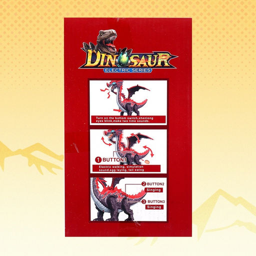 Динозавр «Дракон», световые и звуковые эффекты, работает от батареек