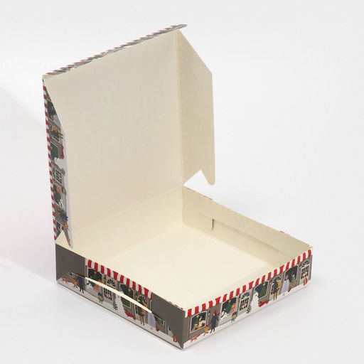 Цена за 5 шт. Коробка складная «С Новым годом», 14×14×3.5 см