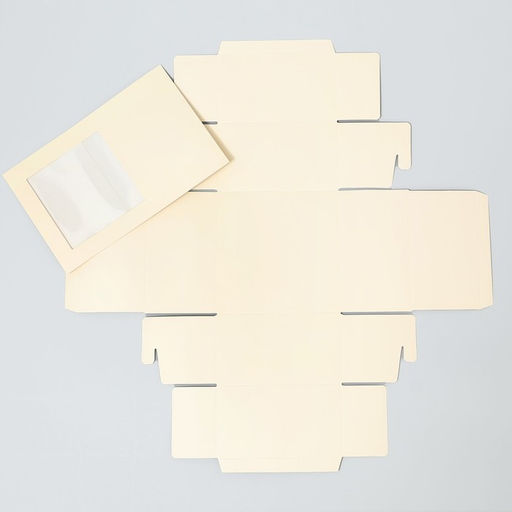 Цена за 5 шт. Коробка подарочная складная с пластиковым окном, упаковка, «Топленое молоко», 14×14×8 см