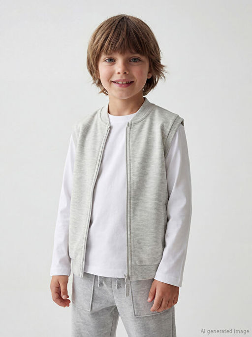 Bisiklet Yaka Erkek ?ocuk Yelek