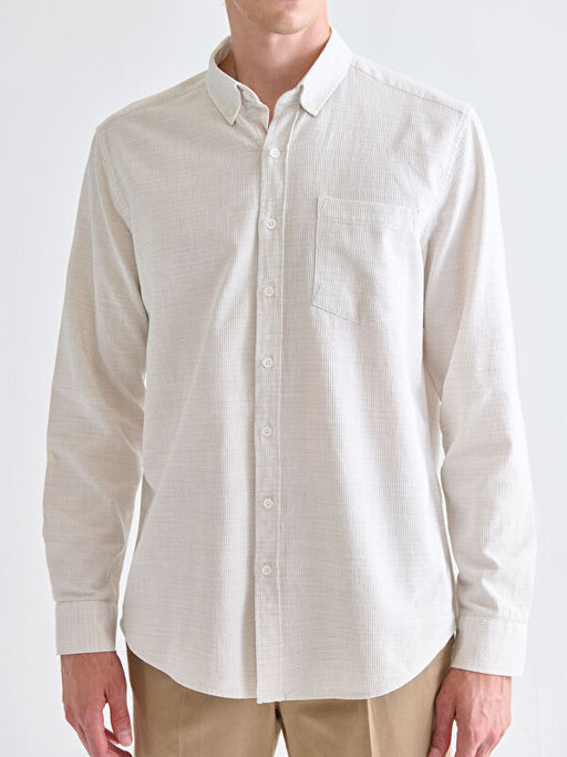 Regular Fit Uzun Kollu Arm?rl? Erkek G?mlek