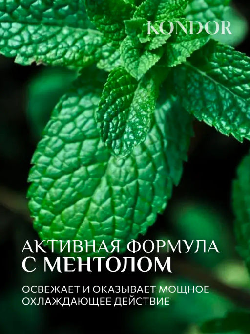 KONDOR Шампунь для волос мята 750мл  фото 3