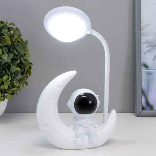 Настольная лампа «Астронавт на луне» LED 3 Вт USB АКБ 13×5×26 см