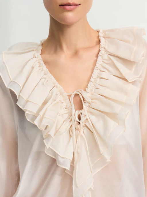 Блуза из шифона с воланами / Zarina