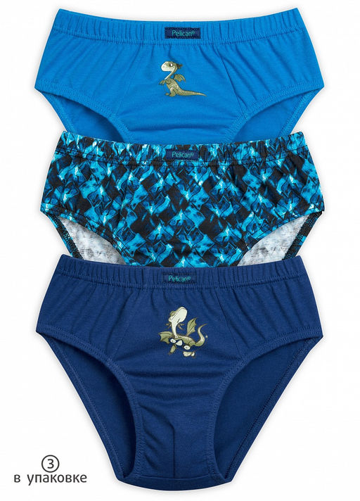 BULB3076(3шт. в упаковке) трусы для мальчиков