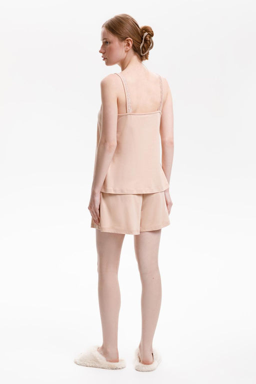 Е 20152/нюдовый беж пижама жен