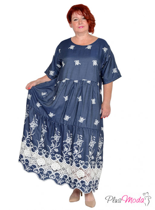 Платье Модель №1984 размеры 44-84 - Plusmoda фото 6