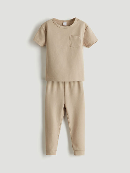Cepli Erkek Bebek Ti??rt ve Pantolon 2li