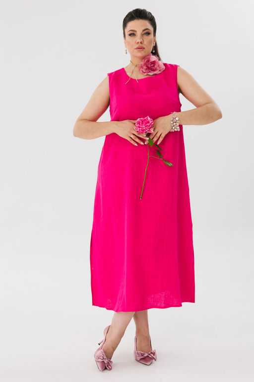 Сарафан ANELLI 1472 малиновый щербет фото 6