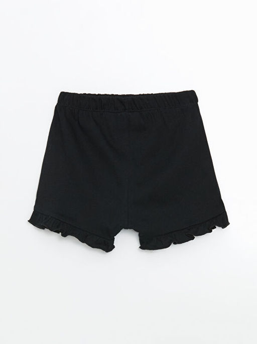 Beli Lastikli Basic K?z ?ocuk ?ort 2li