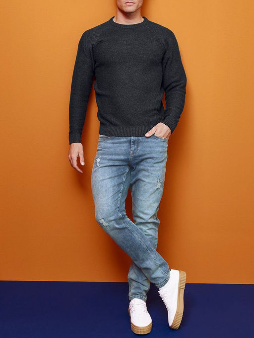 Мужские джинсы LIVERGY, узкий крой, рост 32 дюйма  фото 4