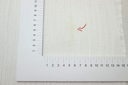 Муслин двухслойный стеганый с эф.жатости, цв.Молочный, СОРТ2, ш.1.36м, хлопок-100%, 200гр/м.кв - Купава фото 6