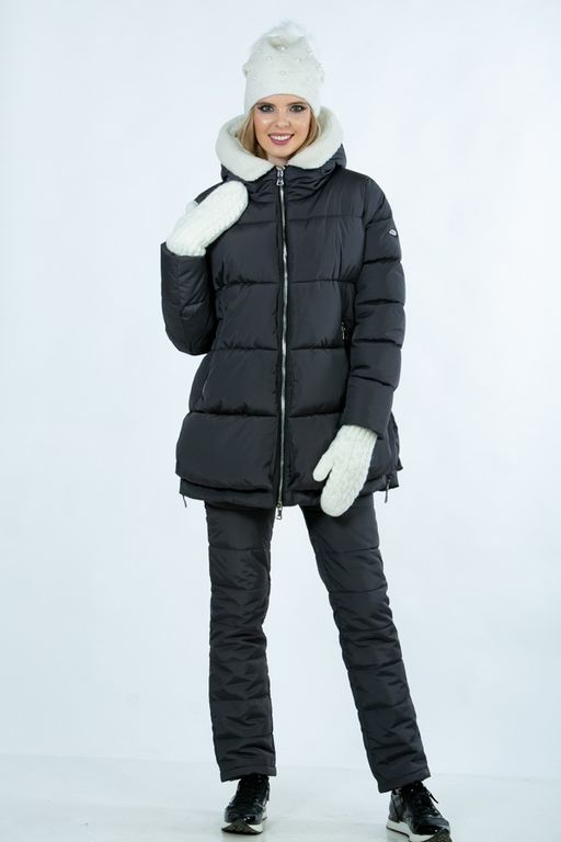 Куртка зимняя из плащевой ткани  на синтепухе - А+б коллекция фото 3