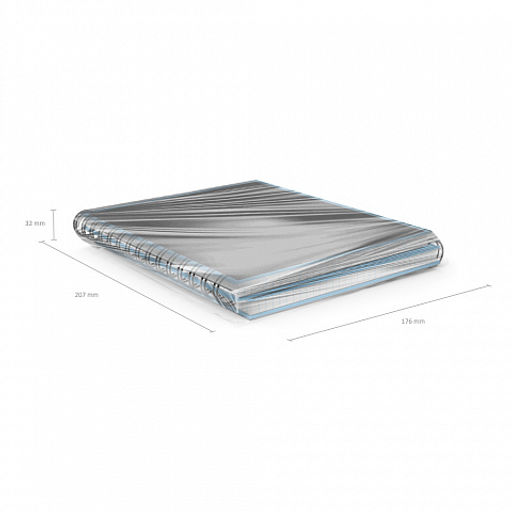 Цена за 12 шт. Тетрадь общая ученическая на спирали ErichKrause Accent, А4, 120 листов, клетка, ламинация глянцевая, структурное тиснение лён  фото 10