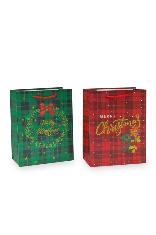 Пакет Новогодний 18*23*10 см (12 шт) SF-7567, микс №40 - Больше подарков фото 2