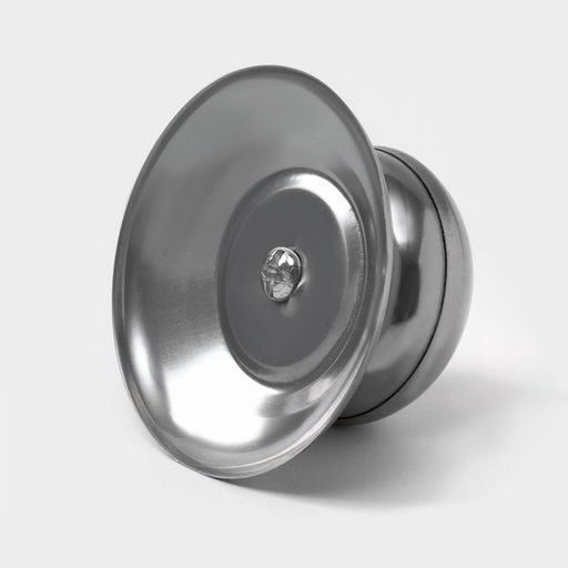 Цена за 2 шт. Ручка для крышки на посуду Доляна Металлик, d=5.5 см, серебристая фото 3