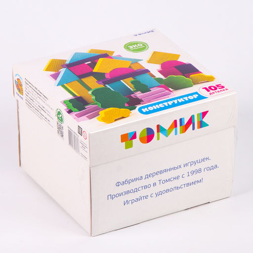 Конструктор деревянный «Краски дня: вечер», 105 деталей