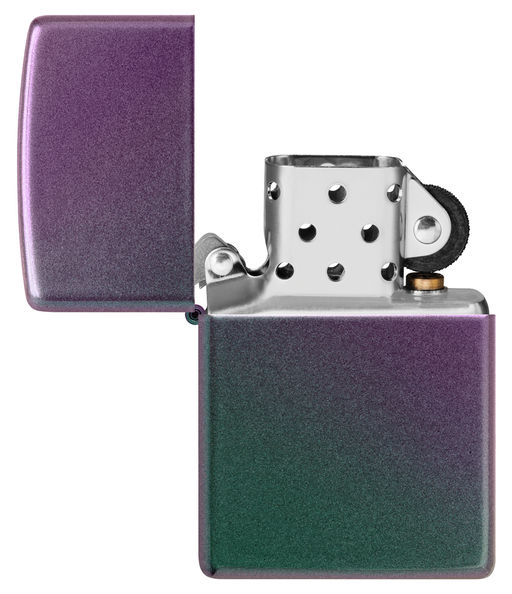 Зажигалка ZIPPO классическая с зелено-фиолетовым покрытием | Classic Iridescent 49146