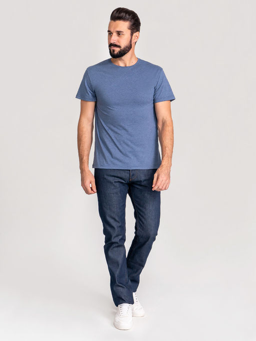 Футболка мужская короткий рукав GREG G145-RM-6012 (джинс м.)  фото 5