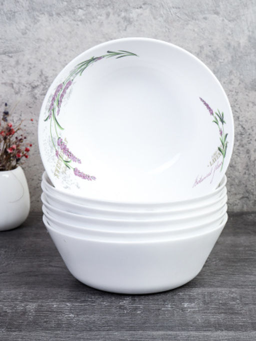 Набор суповых тарелок 6 штук 550 мл 155 мм Евро / FLMLW60 (18142-1) /уп 8/ Лаванда - Галеонтрейд фото 2