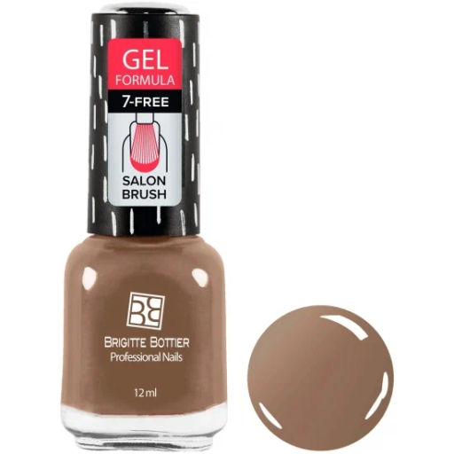 Brigitte Bottier Лак д/ногтей GEL FORMULA тон 52 шоколадный беж 12мл BB-GF52