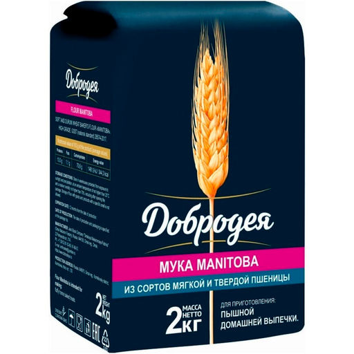 Д-я. Мука в/с 2кг MANITOVA ГОСТ