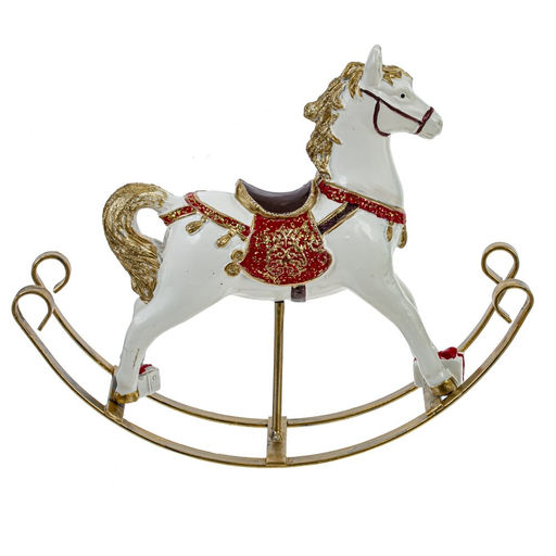 Фигурка декоративная "Лошадка-качалка", L22 W5 H16 см