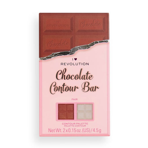 Палетка для контурирования: бронзер и хайлайтер Chocolate Contour Bar Fair 6294232