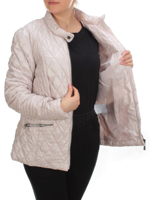 B-11 BEIGE Куртка демисезонная женская NO NAME (50 гр. синтепон) - Фабричный китай фото 8