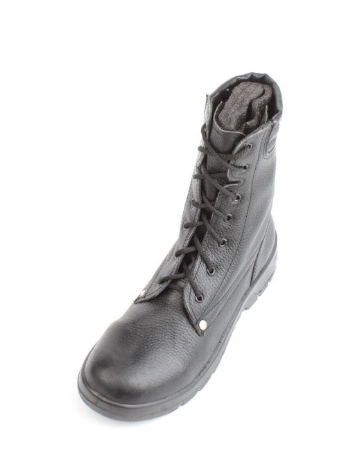 05-9005 BLACK Ботинки зимние мужские (натуральная кожа, искусственный мех) - Фабричный китай фото 3