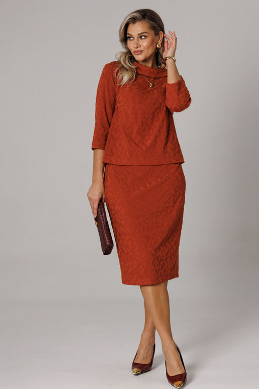 Костюм Anastasia 1303 терракот фото 6