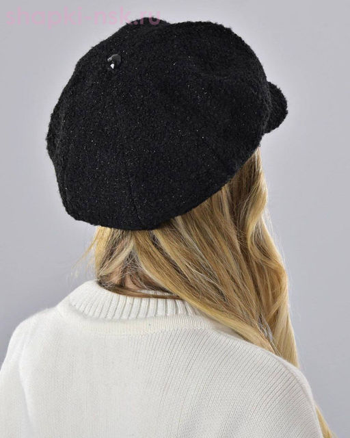 Восьмиклинка букле пайетка Кепка флис (56-58)