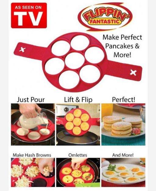 Силиконовая форма для оладьев и омлетов Flippin fantastic 9046105