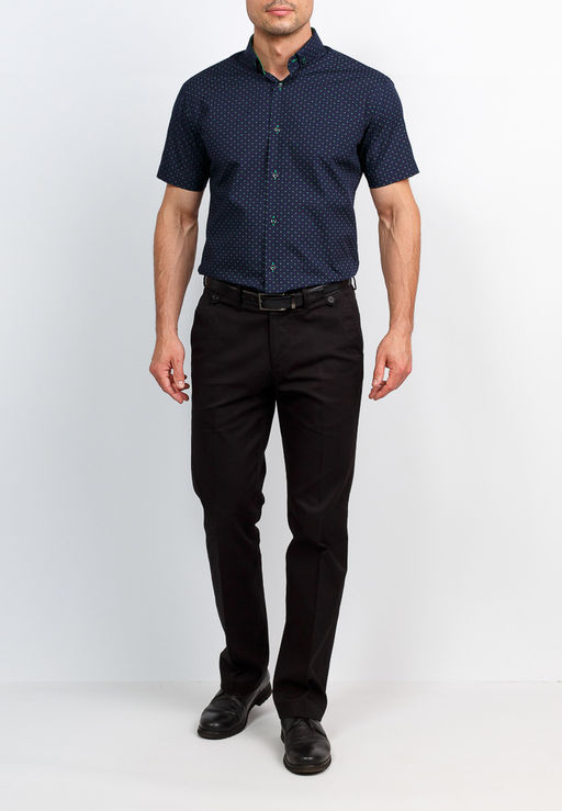 Сорочка мужская короткий рукав GREG 243/109/1286/Z/b/1  фото 4