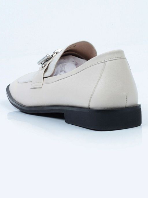 03-DP93-3 LT. BEIGE Лоферы женские (натуральная кожа) - Фабричный китай фото 7