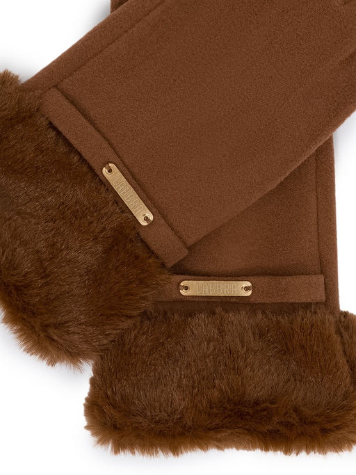 Перчатки жен флис LB-CP-141 honey