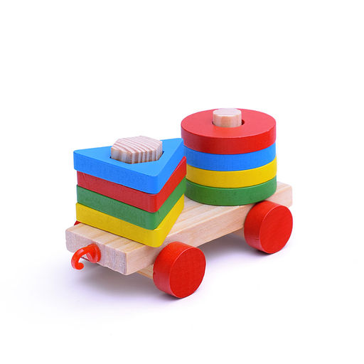 Паровозик Цветные фигурки - Щепочка фото 7