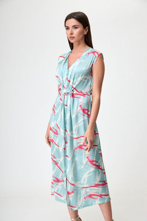 Платье ANELLI 1115 голубой