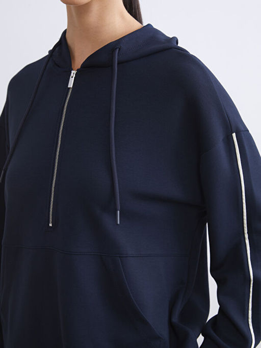 Kap??onlu Kad?n Sweatshirt Tunik