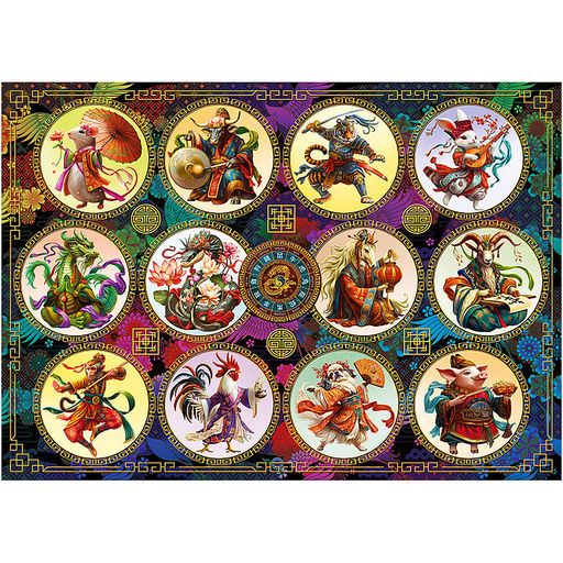 Пазлы 2000 "Китайский гороскоп"