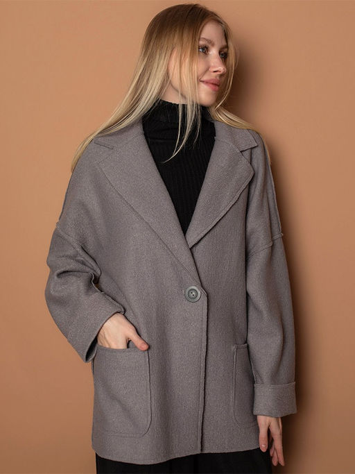 шерсть 40%, вискоза 60% жакет пиджак