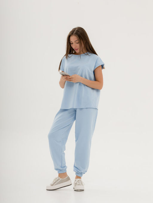 футер 2хнитка, самое высокое качество пенье, 95% хлопок, 5% лайкра Костюм - Knitka wear фото 3