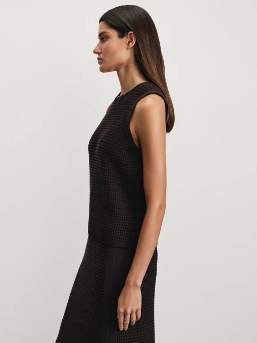 Топ из ажурной вязки / Zarina  фото 5