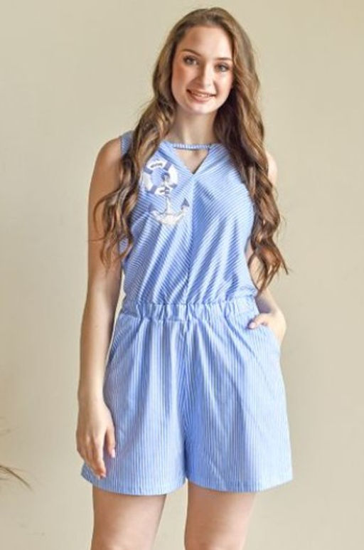 Хлопок 100% Комбинезон  Морской - Оптима фото 6