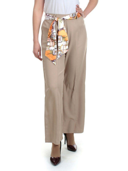 KD-1063 BEIGE Брюки женские - Фабричный китай фото 7
