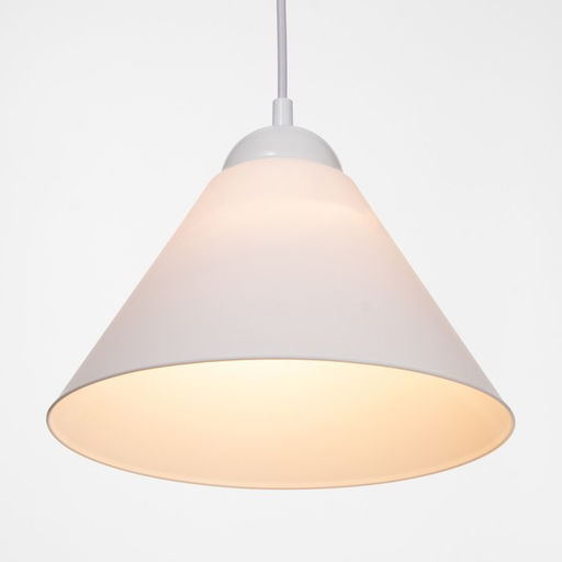 Плафон "Конус" Е27 снежно-белый 25х25х15см