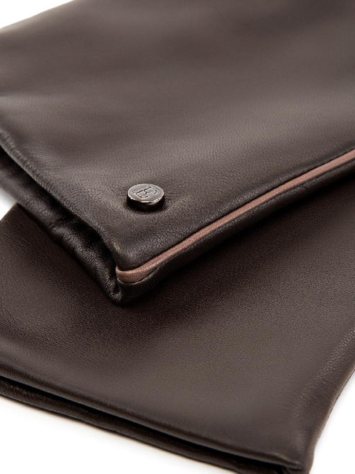 Перчатки женские ш+каш. IS01080 d.brown - Eleganzza фото 8