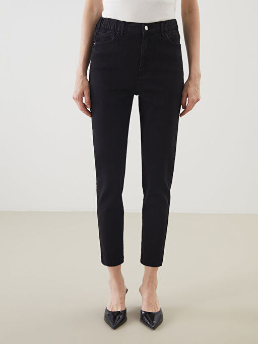 Slim Mom Kad?n Jean Pantolon
