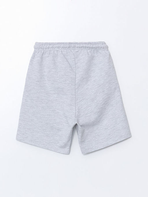 Beli Lastikli Bask?l? Erkek ?ocuk ?ort