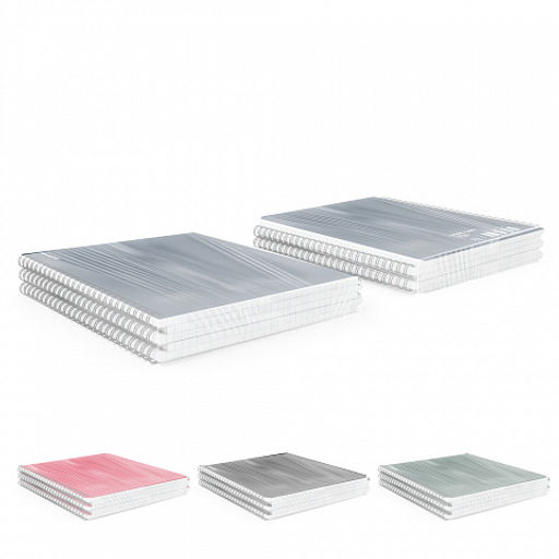 Цена за 60 шт. Тетрадь общая с пластиковой обложкой на спирали ErichKrause Classic, ассорти, А5, 60 листов, клетка  фото 24